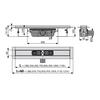 APZ6-1050 FOLYÓKA ALCAPLAST APZ6-1050 PROFESSIONAL 1120×170×135mm HOSSZ 1050mm