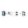 X070074 RAVAK R-BOX MULTI TÖBBUTAS ALAPTEST FALBA SÜLLYESZTETT TÖBBUTAS TERMOSZÁTOS CSAPTELEPEKHEZ RB 071.50