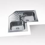 10118008 MOSOGATÓ TEKA CLASSIC ANGULAR 2B INOX RM. SAROK 10118008 MOSOGATÓ TEKA CLASSIC ANGULAR 2B INOX RM. SAROK