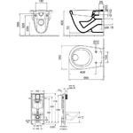 7068-R1 ALFÖLDI WC CSÉSZE FALI 7068 R1 LAPOS 7068-R1 ALFÖLDI WC CSÉSZE FALI 7068 R1 LAPOS