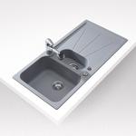 88546 MOSOGATÓ TEKA CARA 60 B TG SILGRANIT MEGFORD. METÁL SZÜRKE 88546 MOSOGATÓ TEKA CARA 60 B TG SILGRANIT MEGFORD. METÁL SZÜRKE