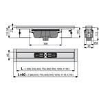 APZ1006-1050 FOLYÓKA ALCAPLAST APZ1006-1050 PROFESSIONAL 1120×135×170mm HOSSZ 1050mm APZ1006-1050 FOLYÓKA ALCAPLAST APZ1006-1050 PROFESSIONAL 1120×135×170mm HOSSZ 1050mm