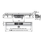 APZ4-750 FOLYÓKA ALCAPLAST APZ4-750 FLEXIBLE 820×205×160mm HOSSZ 750mm APZ4-750 FOLYÓKA ALCAPLAST APZ4-750 FLEXIBLE 820×205×160mm HOSSZ 750mm
