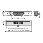 APZ6-1150 FOLYÓKA ALCAPLAST APZ6-1150 PROFESSIONAL 1220×170×135mm HOSSZ 1150mm APZ6-1150 FOLYÓKA ALCAPLAST APZ6-1150 PROFESSIONAL 1220×170×135mm HOSSZ 1150mm