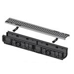 AVZ102-R102 FOLYÓKA ALCAPLAST KÜLTÉRI 100mm MÜA. PEREMMEL HORG. C PROFILÚ RÁCCSAL AVZ102-R102 FOLYÓKA ALCAPLAST KÜLTÉRI 100mm MÜA. PEREMMEL HORG. C PROFILÚ RÁCCSAL