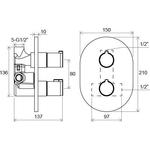 X070095 RAVAK FALBA SÜLLYESZTETT TERM. CSAPT.ZUHANYZÓHOZ CHROME CR 064.00 (váltó nélkül) X070095 RAVAK FALBA SÜLLYESZTETT TERM. CSAPT.ZUHANYZÓHOZ CHROME CR 064.00 (váltó nélkül)