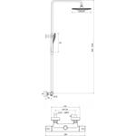 X070099 RAVAK ZUHANYOSZLOP TERMO 300 TERMOSZTÁTOS CSAPTELEPPEL TE 093.00/150 X070099 RAVAK ZUHANYOSZLOP TERMO 300 TERMOSZTÁTOS CSAPTELEPPEL TE 093.00/150