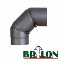 BRILON 120/90°  állítható acél füstcső könyök