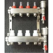 BRH776 BRH RM-áramlásmérős 12 körös osztó+osztóvég, bilincsen 1"BB-3/4"eurokonus