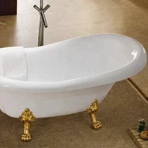 SD-15288 Sanica Ottoman Topkapı szabadon álló kád 170x80 arany lábbal
