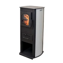 TSIS-KAND-021 KANDALLÓ Termo Klasik Lux bézs 6,5kw hátsófüstcső 120mm