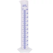 YHC-100 MÉRŐHENGER 100 ML ÁTLÁTSZÓ  *