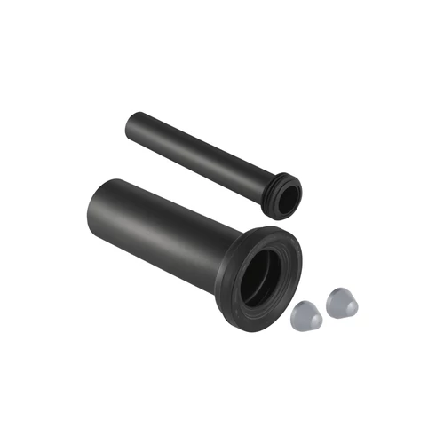 Geberit csatlakozókészlet fali WC-hez, 18,5 cm-es hossz: d=90mm, d1=45mm, Matt króm