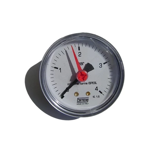 NYOMÁSMÉRŐ 0-4 bár hátsó csatl. BRH  *