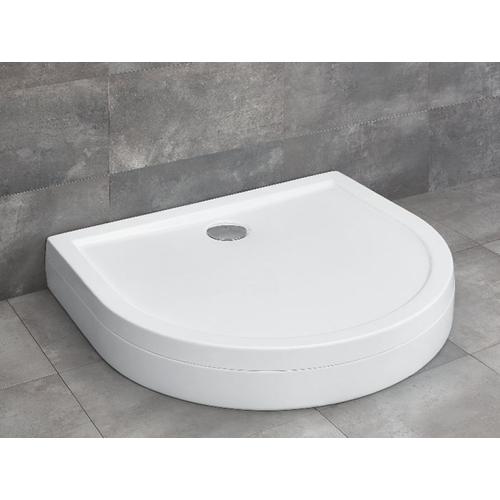 Radaway Delos P - 1000×900×50×10 íves U alakú lapos zuhanytálca+SZIFON
