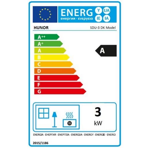HUNOR SDU-3 DK parapetes gázkonvektor 447x665x340
