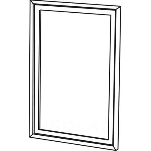 SAPHO RETRO keretes tükör 70x115cm bükk