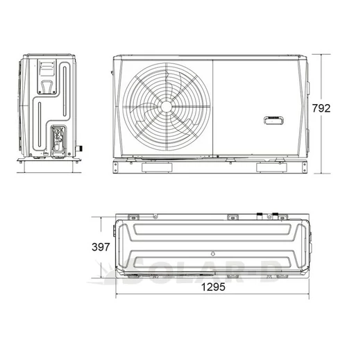 2239999603 Hajdu Fűtési-hűtési hőszivattyú HPAW-4 2239999603