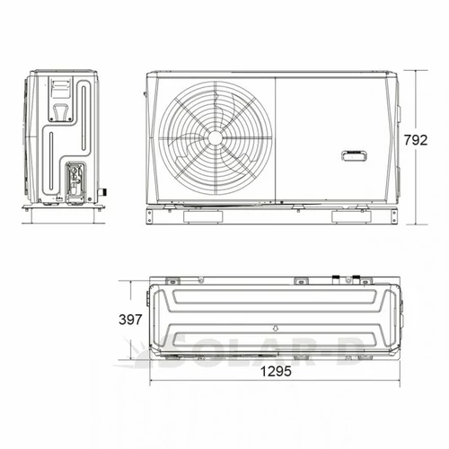 2239999604 Hajdu Fűtési-hűtési hőszivattyú HPAW-6 2239999604
