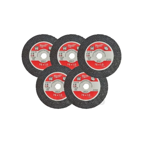 4932464717 SP. MILWAUKEE VÁGÓTÁRCSA FÉM 76x1x100 5db/csom. *