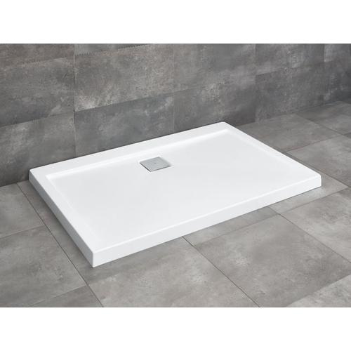 Radaway Argos D - 1400x900x55x20 szögletes aszimmetrikus lapos zuhanytálca+SZIFON