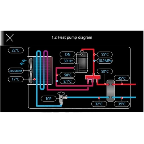 610101240012S Centrometal Split Heat Pump 16 kW (Split rendszerű levegő-víz hőszivattyú / 400V / A++) R32