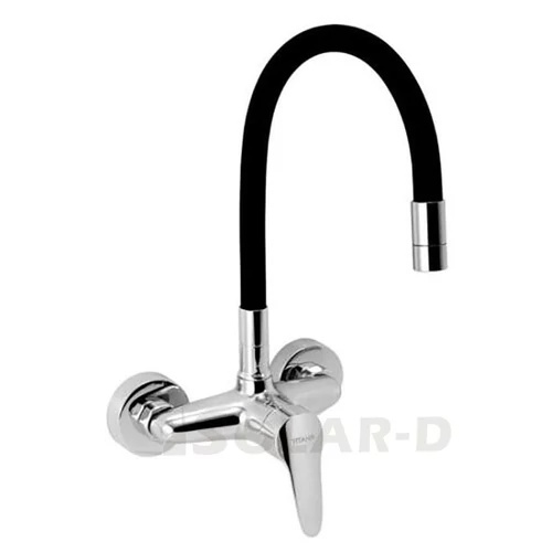 94480 CSAPT. FERRO TITANIA FALI MOSOGATÓ flexi fekete kifolyó 94480.0C