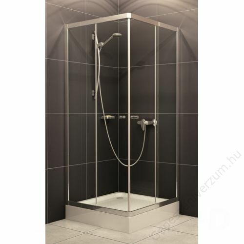 H2O Projecta - 90 szögletes zuhanykabin átlátszó üveggel