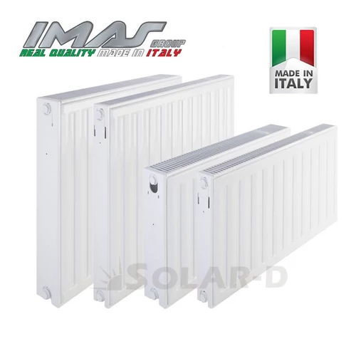 IMAS 22K 600/400 prémium lapradiátor tartószettel 872W