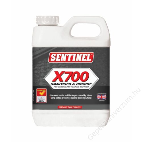 Sentinel X700 tisztító & baktérium-mentesítő adalék