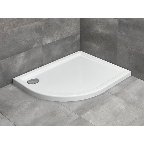 Radaway Tasos E - 1000×800×60×30 Balos íves aszimmetrikus zuhanytálca+SZIFON